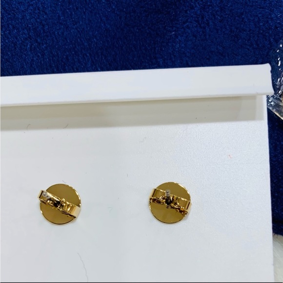 Tory Burch split circle stud earrings - Picture 3 of 3